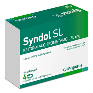 Syndol SL 30 mg 4 comprimidos sublinguales